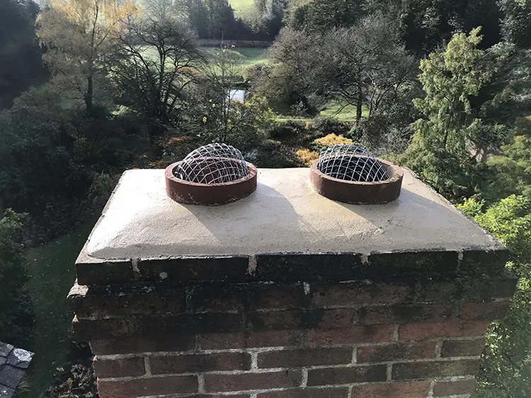 Chimney repair after image